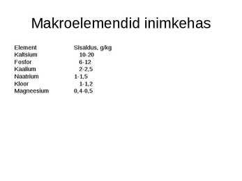 Mineraalained ja jagunemine #6