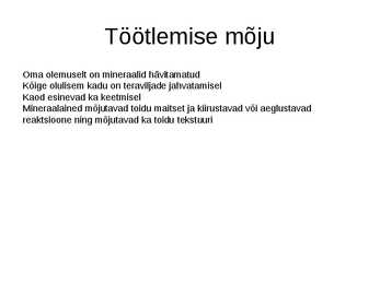 Mineraalained ja jagunemine #7