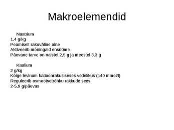 Mineraalained ja jagunemine #8