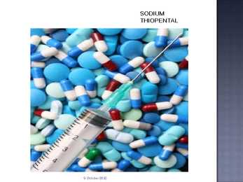 Thiopental - naatriumitiopentaal #13