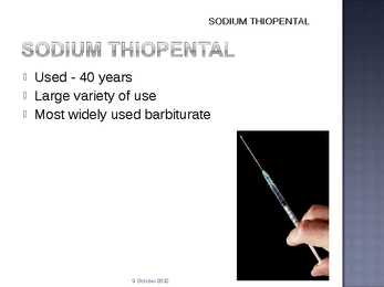 Thiopental - naatriumitiopentaal #5