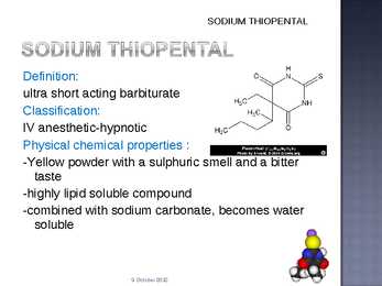 Thiopental - naatriumitiopentaal #7