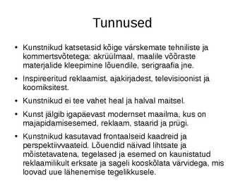Popkunsti tekkimine ja areng Inglismaal #4