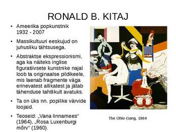 Popkunsti tekkimine ja areng Inglismaal #7