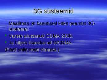 Mis asi on 3G #5