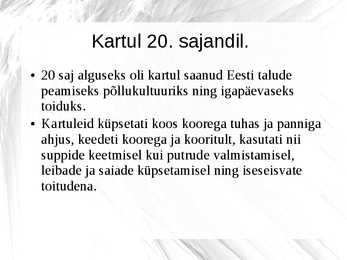Eesti köök 20 sajandil- 1918-1940 #4