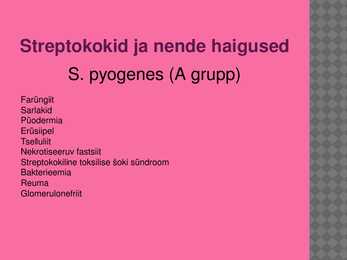 Mikroobifüsioloogia ettekanne #7