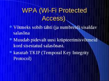 Wifi üldtutvustus #14