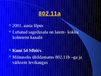 Wifi üldtutvustus #8