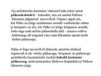 AEG JA AJASÜSTEEMID-VAATLUSAJAD #3