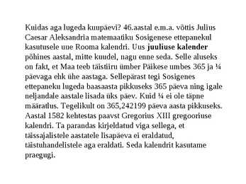 AEG JA AJASÜSTEEMID-VAATLUSAJAD #5