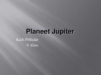Jupiteri esitlus