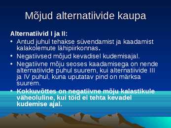 Kuressaare sadama laevatee süvendamise ning ristlus- ja väikereisilaevade sildumiskai rajamise keskkonnamõjude hindamine #11