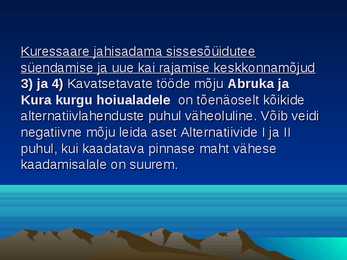 Kuressaare sadama laevatee süvendamise ning ristlus- ja väikereisilaevade sildumiskai rajamise keskkonnamõjude hindamine #31