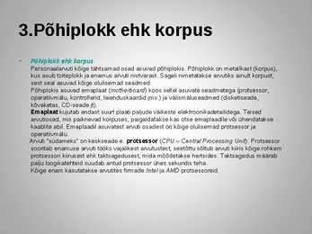 Arvuti ehitus #10