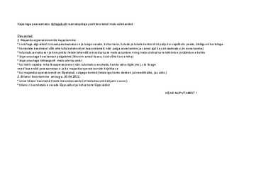 Raamatupidamise Alused #2