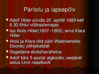 Hitleri Elulugu #3