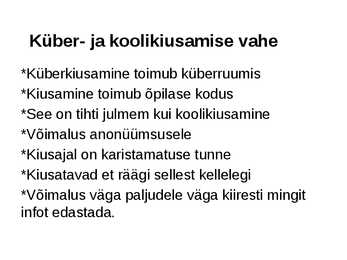 Turvaline Interneti kasutamine #7