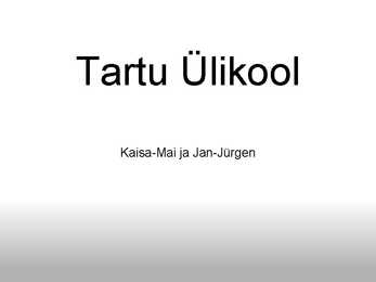Tartu Ülikool