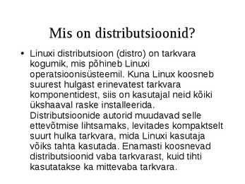 Linux operatsioonisüsteem #5
