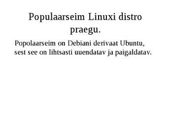 Linux operatsioonisüsteem #9