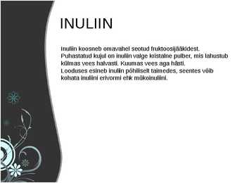 MALTOOS-KITIIN-INULIIN-TREHALOOS #8