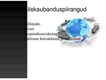 Rahvusvaheline majandus #5