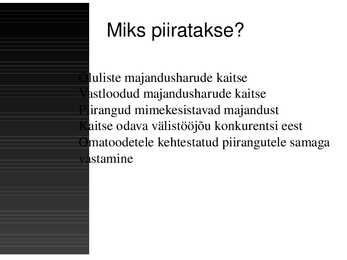 Rahvusvaheline majandus #6