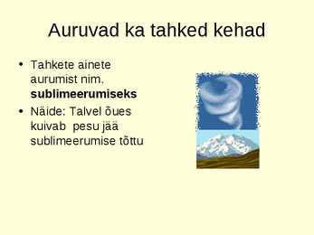 Aine agregaatoleku muutumine PPT #10