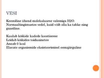 Soola ja vee tähtsus organismis 24 09 12 #5