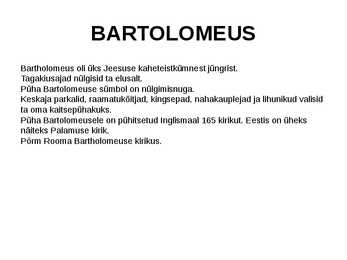 PÄRTLIPÄEV #3