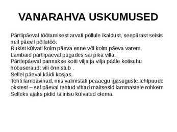PÄRTLIPÄEV #5