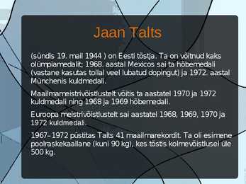 Olümpiavõitjad #14