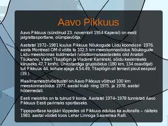 Olümpiavõitjad #18