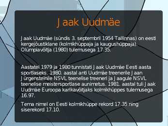 Olümpiavõitjad #22