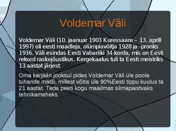 Olümpiavõitjad #4