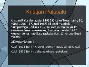 Olümpiavõitjad #8