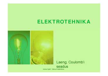 Laeng ja Coulombˇi seadus