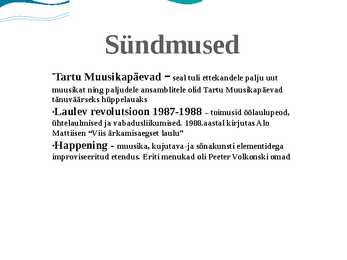 Eesti muusika 1980 #2