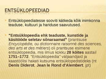 Valgustusfilosoofia #12