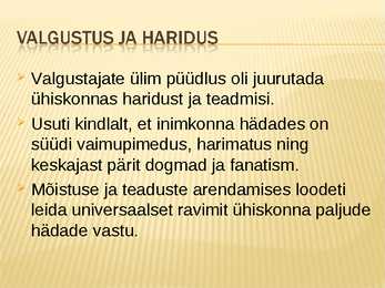 Valgustusfilosoofia #6