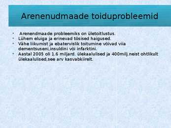 Maailma ravastiku kasv-inimkonna toiduprobleemid #6