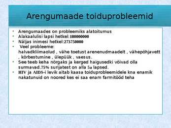 Maailma ravastiku kasv-inimkonna toiduprobleemid #8