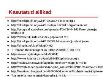 Päikeseenergia ülevaade #16