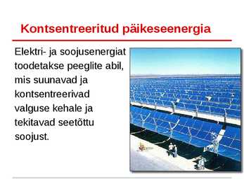 Päikeseenergia ülevaade #5