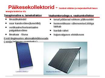 Päikeseenergia ülevaade #8