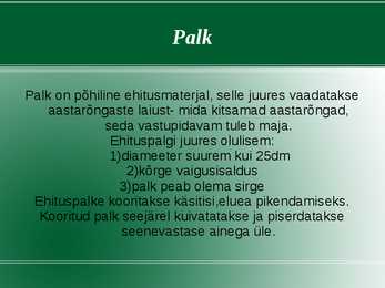 Ehitustehnoloogia ajalugu #5