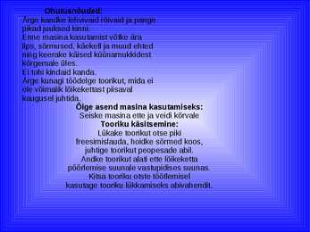 Tööpingid #7