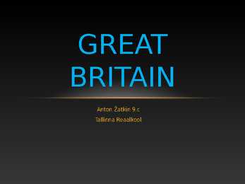 Great Britain Suurbritannia