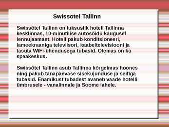 Kolm tallinna 5tärni hotelli #12